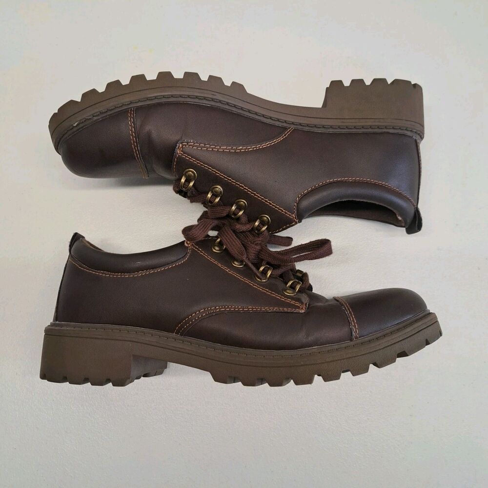 Bongo Lana Y2K Women's 10 Brown Oxford Shoes - Picture 2 of 7